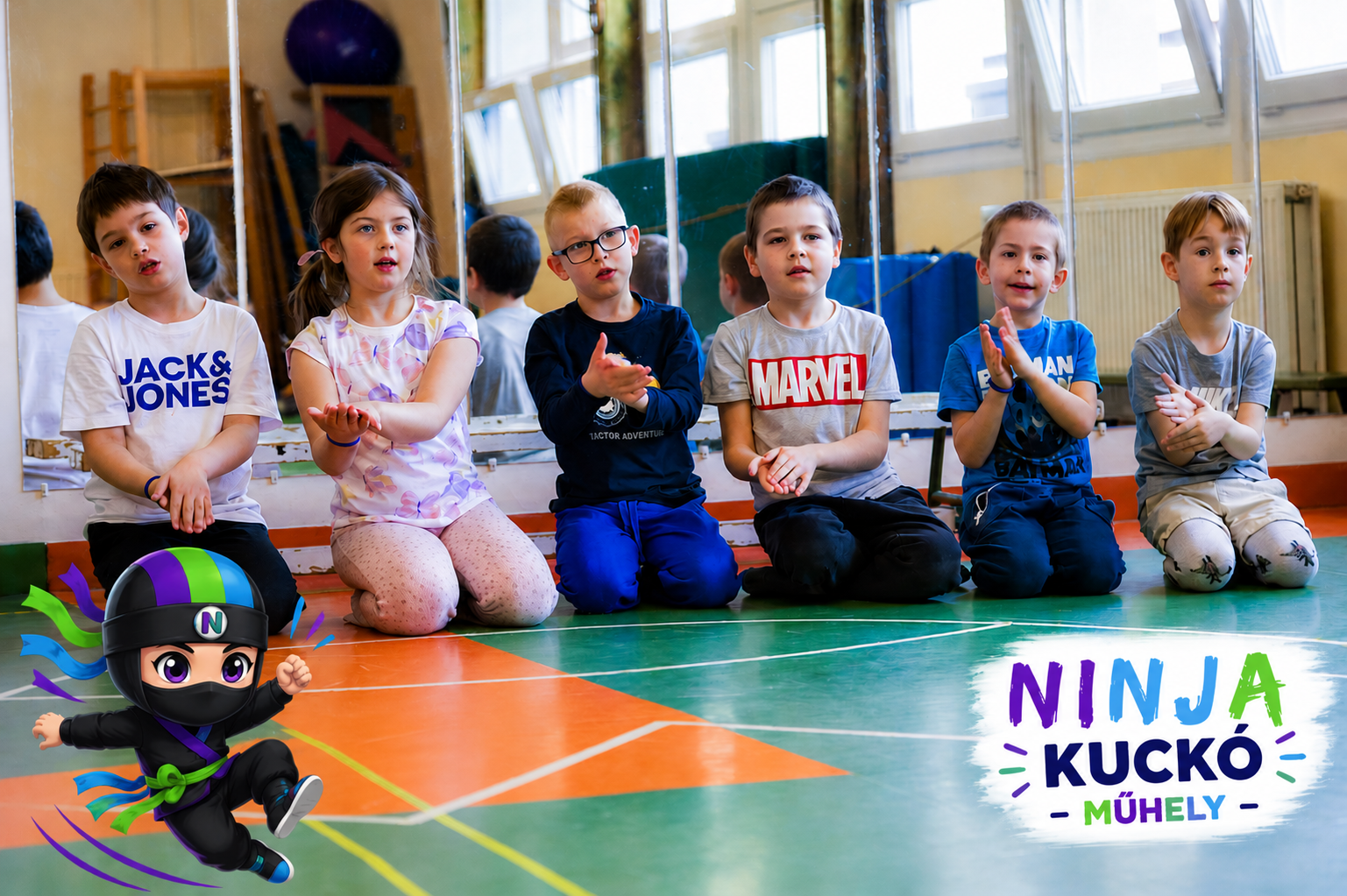 Okos Ninja program – Iskolára  felkészítő fejlesztés,hogy a tanulás öröm legyen
